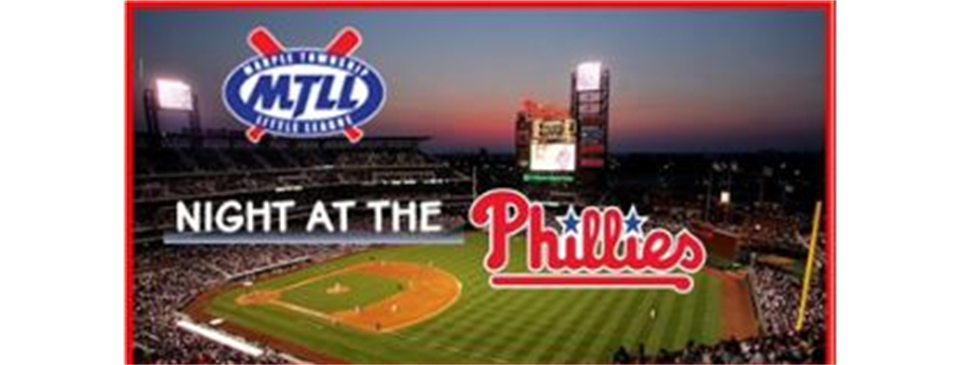 MTLL Night at the Phillies Game - April 26th, 2023