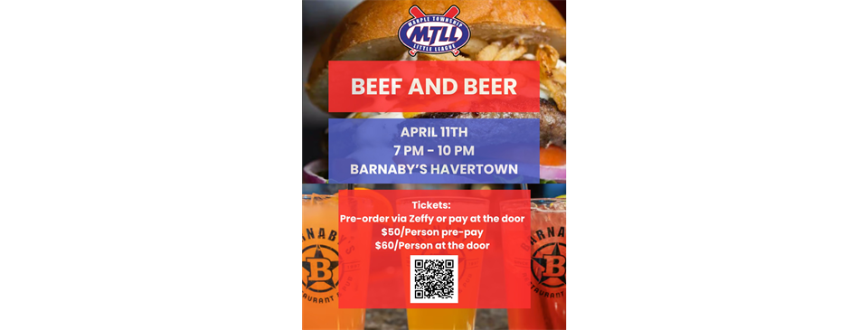 Beef & Beer - Click to Get Tix